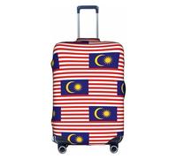 FLGHJNBJN Malaysia Flag Printed Luggage Cover, Stretchable Trunk Guard, Personalised Baggage Shield, for Business Trip