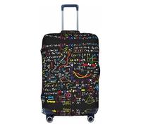 FLGHJNBJN Math Formula Printed Luggage Cover, Stretchable Trunk Guard, Personalised Baggage Shield, for Business Trip