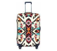 FLGHJNBJN Native American Pattern Printed Luggage Cover, Stretchable Trunk Guard, Personalised Baggage Shield, for Business Trip