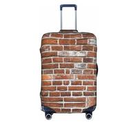 FLGHJNBJN Old Brick Wall Printed Luggage Cover, Stretchable Trunk Guard, Personalised Baggage Shield, for Business Trip