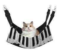 FLGHJNBJN Piano Cozy Cat Hammock, Window Perch Bed, Adjustable Pet Sleeper With Soft Velvet For Indoor Cats