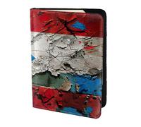 FLGHJNBJN Puerto rico Wallpaper Flag Print Travel Passport Cover Case with Document Holder Storage Pocket, Travel Must Have Synthetic Leather