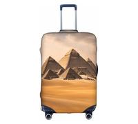 FLGHJNBJN Pyramids of Egypt Printed Luggage Cover, Stretchable Trunk Guard, Personalised Baggage Shield, for Business Trip