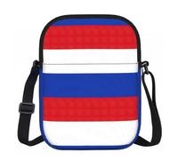 FLGHJNBJN Russian Flag Printed Crossbody Bag for Women with Adjustable Strap, Small Shoulder Purse for Travel Work