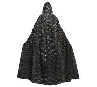 FLGHJNBJN Snake Skin Cloak For Men Women,Adult Renaissance Hooded Cape,Medieval Cloak,Cape For Halloween Cosplay Costumes
