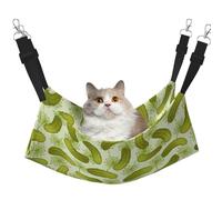 FLGHJNBJN Sushi Dill Pickles Cozy Cat Hammock, Window Perch Bed, Adjustable Pet Sleeper With Soft Velvet For Indoor Cats