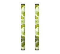 FLGHJNBJN Sushi Dill Pickles Kitchen Appliance Handle Cover 2pcs, Neoprene Cover for Refrigerator Microwave and Oven Handle