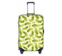 FLGHJNBJN Sushi Dill Pickles Printed Luggage Cover, Stretchable Trunk Guard, Personalised Baggage Shield, for Business Trip
