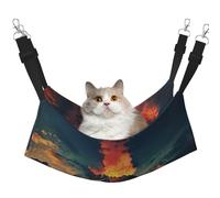 FLGHJNBJN Volcano Cozy Cat Hammock, Window Perch Bed, Adjustable Pet Sleeper With Soft Velvet For Indoor Cats