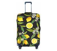 FLGHJNBJN Yellow Lemon Printed Luggage Cover, Stretchable Trunk Guard, Personalised Baggage Shield, for Business Trip