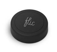 Flic Smart Button Black - 1 Pack. Control Lights, Music & More with Push, Double Push, or Hold. Works with Alexa, HomeKit, Matter. Setup via Flic App for iOS & Android. Bluetooth & WiFi Required.