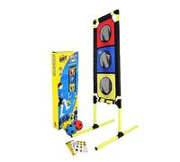 Flick Hero! Target Tower - Football Skills Challenge for training includes Target Footballs, Target Tower, Stickers and Colouring Sheets