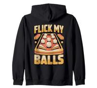 Flick My Balls Pinball Pinball Arcade Player Zip Hoodie