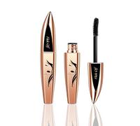Flick Off 4D Silk Fiber Lash Mascara Black - Waterproof Volume and Length Mascara, Smudge Proof Long Lasting Thickening Eyelashes, No Clump Easy Removal Hypoallergenic