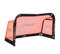 FLICK Pro Aluminium Football Goal - Quick & Easy Assembly Premium Grade Lightweight Foldable Metal Goal - Small 5ft x 3ft Size Ideal For Elite Football Training