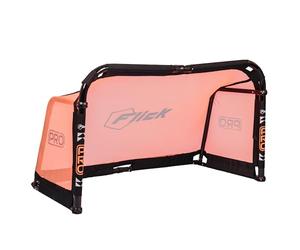 FLICK Pro Aluminium Football Goal - Quick & Easy Assembly Premium Grade Lightweight Foldable Metal Goal - Small 5ft x 3ft Size Ideal For Elite Football Training