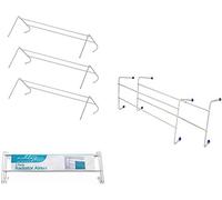 FlickBuyz 2 Bar Radiator Airer Radiator Drying Rack Washing Line Rails,Lightweight Drying Radiator Rack,Portable Dryer Holder for Clothes,Towel & Socks