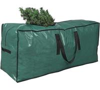 FlickBuyz-Colorado Green Pine Bushy Artificial Christmas Tree Tips 5ft/6ft/7ft Xmas Tree With Metal Stand & FREE BAG (Green, Tree Bag)