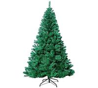 FlickBuyz-Green Deluxe 7ft Artificial Christmas Tree with Metal Stand + FREE BAG