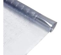 FlickBuyz Heavy Duty Plastic Carpet Protector Flooring Direct Clear Plastic Carpet Protector Sheet Home Office Hallway Runner 27 inches Wide (50ftLong x 27InchesWidth)