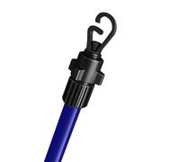 FlickBuyz Heavy Duty Telescopic Washing Line Pole for Outside - 2.1M/2.4M/2.6M Clothes Line Support (1, 2.4 Meter)