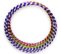 FlickBuyz Hula Hoop - Glittering Hula Hoops for Kids - Multicolor Hula Ring Hoops Exercise Hula Hoop Adults Suitable for Gymnastics, Fitness & Lose Weight (75cm, 6)