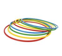 FlickBuyz Hula Hoop - Multicolor Fitness Hula Hoops - Plain and Glitter 45cm, 55cm, 65cm, 75cm, 80cm Plastic Hula Hoops, Fitness and Dance Exercise Hoola Hoops (20, Plain (65cm))