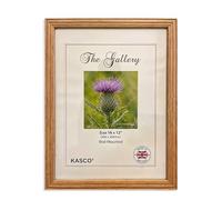 FlickBuyz Natural Wood Picture Frame, Sturdy Photo Frame with Mount for Wall, Thin Edge Slim Frame Portrait and Landscape Dsiplay Family Picture Frames (Ash Wood, 14 x 11 In. (36 x 28 cm))