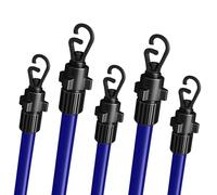FlickBuyz Washing Line Prop - Washing Line Poles for Outside - 2.1M/2.4M/2.6M Washing Line Pole, Heavy Duty Telescopic Clothes Poles for Washing Line Outside (5, 2.4 Meter)