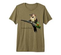 Flicker Bird The Northern Flicker Ornithology Premium T-Shirt