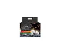 Flickering Effect White LED Tealights - Pack of 6