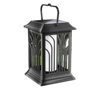 Flickering Lantern - Solar Powered Flame Effect Lamp | Handheld Waterproof Solar Flame Light The Potential | Long Life LED Torch Lamp For Garden | Solai Energy Landscape Lamp