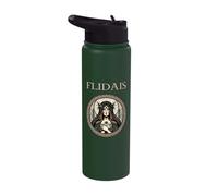Flidais Celtic Goddess of the Woods and Protector of Wilds Stainless Steel Insulated Water Bottle