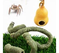 FlidRunest Jumping Spider Gourd Hide, 2 Pack Bendable Climbing Vine With Magnets, Spider Enclosure Accessories Kit, Pet Habitat Hideout
