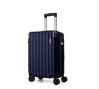 FLIEE Cabin Suitcase Hard Shell | Lightweight Suitcase |55x40x20cm Cabin|Telescopic Handle | TSA 3 Digit Combination Lock| Suitable for Ryanair, Easyjet, Jet 2 Paid Carry-ons (Blue, Cabin 20")