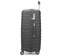 FLIEE Hard Shell Suitcase| Luggage | Lightweight Suitcase | Aluminum Telescopic Handle | TSA 3 Digit Combination Lock | 4 Dual Spinner Wheels. (Grey, Medium 24'' + Large 28'')