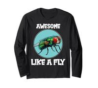 Flies Awesome Like a Fly Long Sleeve T-Shirt