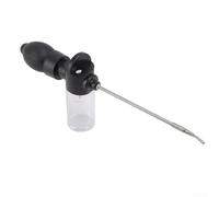 Flies Control Bulb Duster, 150Ml Capacity Dust Sprayer, Diatomaceous Earth Powder Duster With 3 Styles Stainless Steel Extension Nozzles For Indoor Outdoor Use