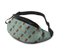 Flies Fly in A Mess Fanny Pack Waist Bags for Women & Men, Casual Belt Bag Crossbody Bum Bag with Adjustable Strap for Outdoors Running Hiking
