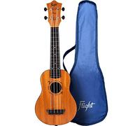 Flight, 4-String Travel Series Soprano Ukulele-Mahogany, (TUS-53 MAH)