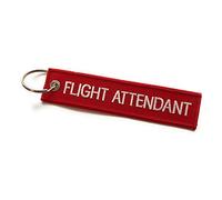 Flight Attendant/Do Not Remove from Aircraft Luggage Tag | Red/White | Aviamart®