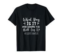 Flight Attendant Life What Day Is It And Where I Am? Grunge T-Shirt