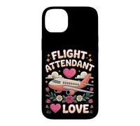 Flight Attendant Love Flight Attendant Cabin Crew Case for iPhone 14 Plus
