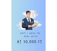 Flight Attendant Notebook: Aircrew Notepad and Journal 6x9" - 120 Pages for Galley, Cabin and Training Notes. Flight Log sections. Great Gift for Flight Attendants and Cabin Crew