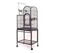 Flight Bird Cage 55" Large Parrot Cage With Toy Hooks Above Top Bird Perch, Food Cups, Rolling Stand, Bird Cage For Cockatiels Lovebirds Birdcage For Birds(A)