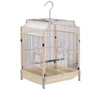 Flight Bird Cage Decorative Bird Cage Hanging Bird Cage Metal Plastic Birdcages House Bird Carrier For Birds Birdcage For Birds(H)