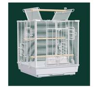 Flight Bird Cage Wrought Iron Bird Cage With Bottom Tray Parrot Cage White Large Cage For Parakeet Lovebirds Birdcage For Birds