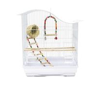 Flight Bird Cage Wrought Iron Birdcages Pet Bird Cage With Rolling Stand Detachable Bird Carriers Portable Bird Carrier Birdcage For Birds