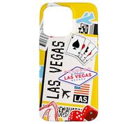 Flight Boarding Pass Tag Label To Destination Las Vegas Case for iPhone 15 Pro Max