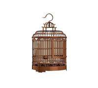 Flight Cage Bird Cage Plastic Round Parrot Cage with Net for Parrots and Canaries Breeding Cage Single Layer Ornamental Cage